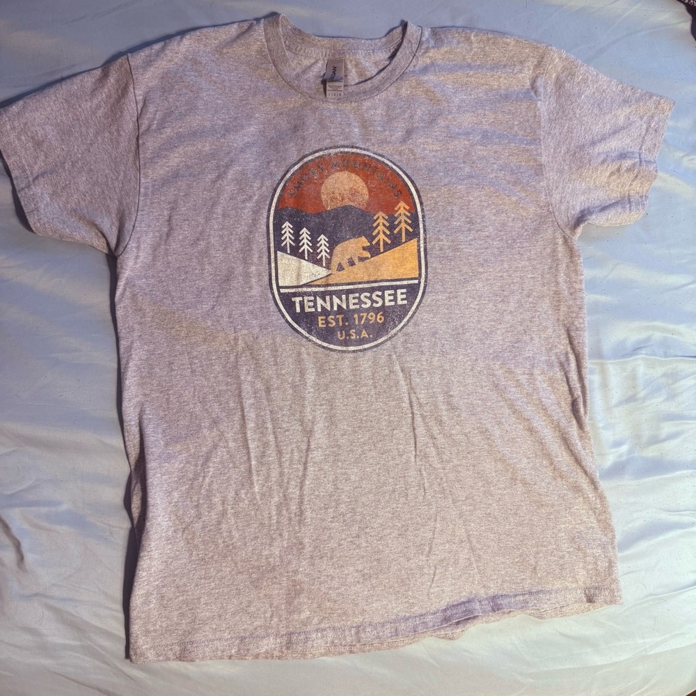 Gray Tennessee Graphic T-Shirt